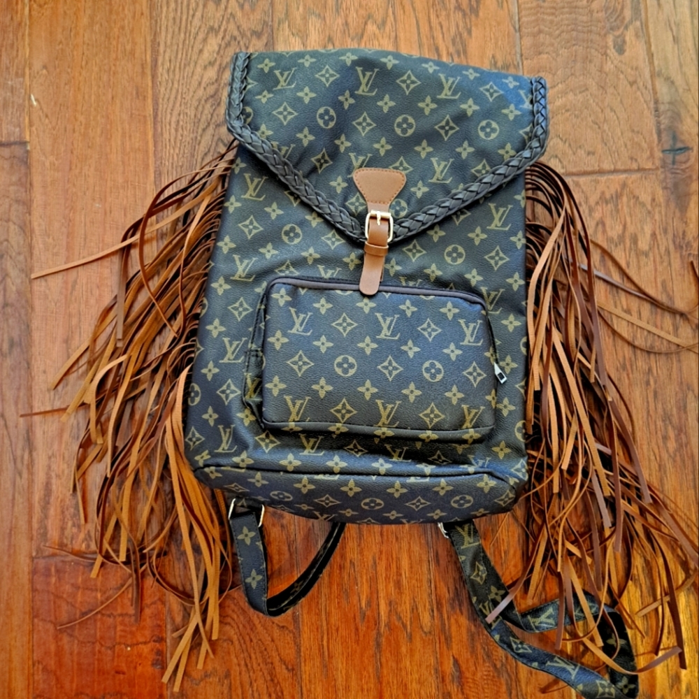 Fringe backpack